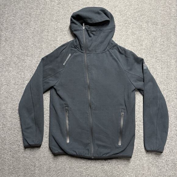 Biohoodie G95 Full Zip Hoodie Jacket Men's Small Black Zipper Pockets Filter - Picture 1 of 8